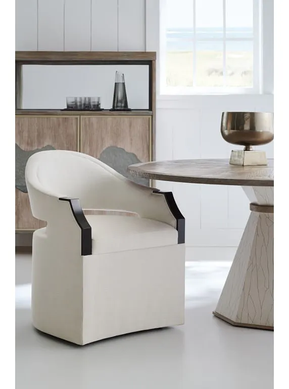 Caracole UPH-421-032-A Dinner Roll Accent Chair Caracole UPH-421-032-A Dinner Roll Accent Chair
