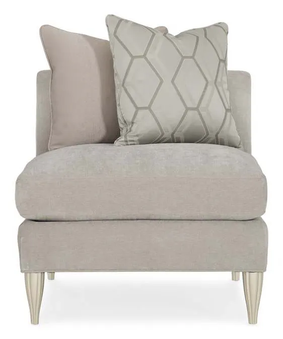Caracole UPH-019-AC1-B Caracole Classic Fret Knot Armless Chair Sectional Caracole UPH-019-AC1-B Caracole Classic Fret Knot Armless Chair Sectional