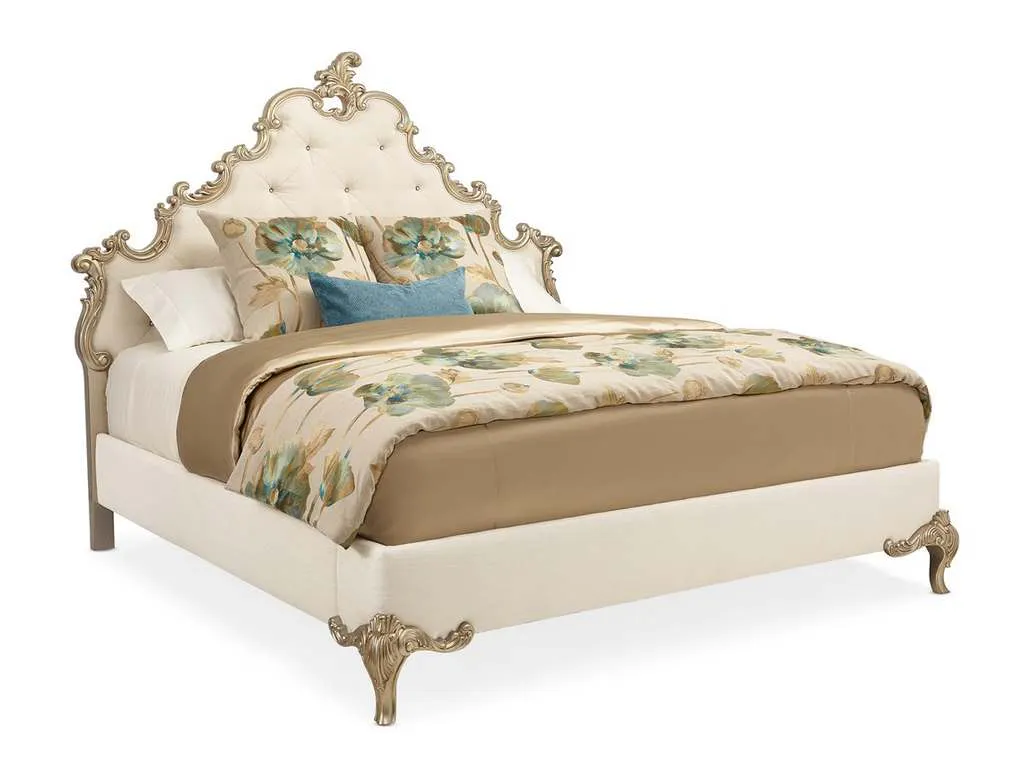 Caracole C063-419-121 Fontainebleau King Panel Bed
