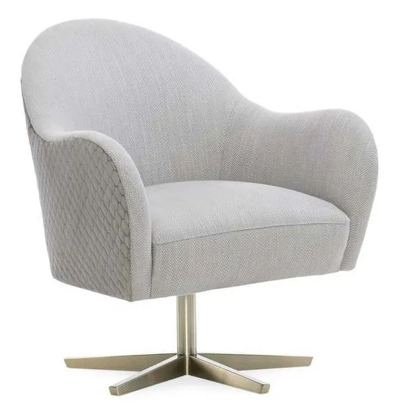 Caracole M100-419-231-A Modern Edge Verge Swivel Chair Caracole M100-419-231-A Modern Edge Verge Swivel Chair