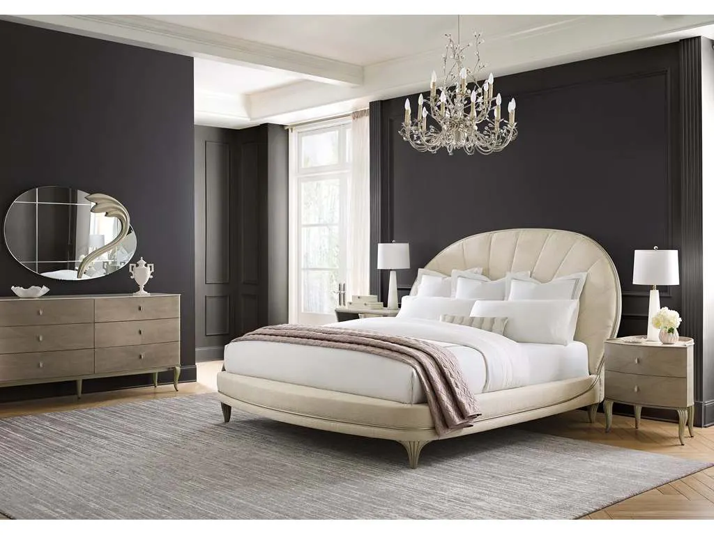Caracole C093-020-121 Lillian King Upholstered Bed Caracole C093-020-121 Lillian King Upholstered Bed