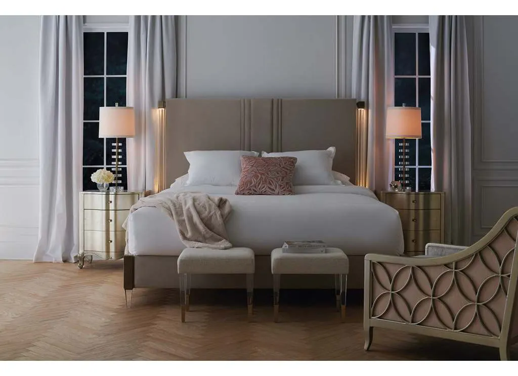 Caracole CLA-019-142 Light Up Your Life California Bed Caracole CLA-019-142 Light Up Your Life California Bed