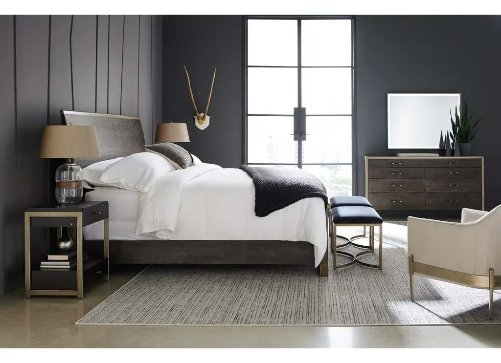 Caracole M113-019-142 Modern Remix Wood California King Bed Caracole M113-019-142 Modern Remix Wood California King Bed