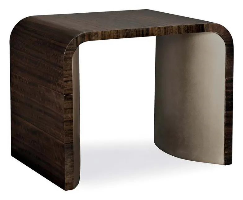 Caracole M021-417-414 Modern Streamline Streamline End Table Caracole M021-417-414 Modern Streamline Streamline End Table
