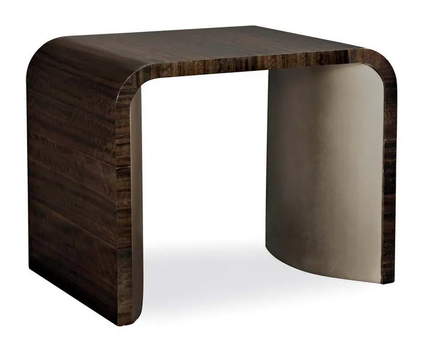 Caracole M021-417-414 Modern Streamline Streamline End Table Caracole M021-417-414 Modern Streamline Streamline End Table