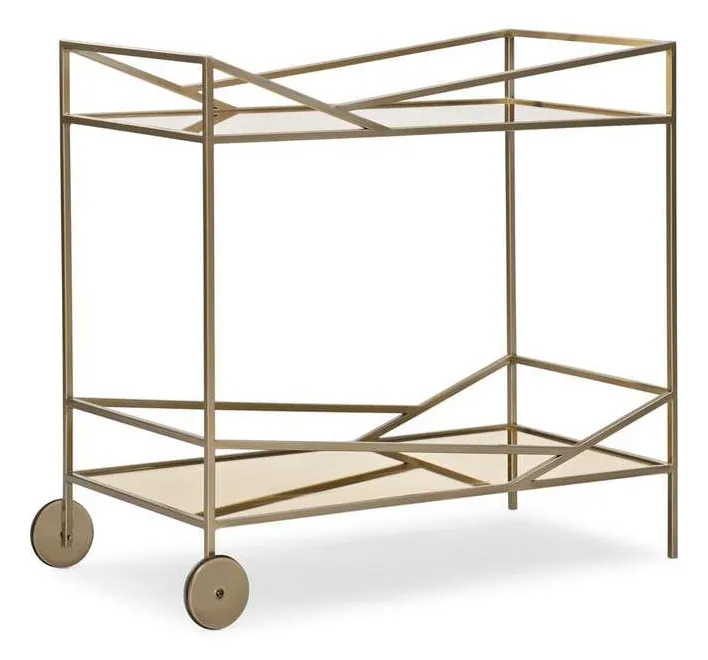 Caracole M101-419-513 Modern Edge Vector Bar Cart Bar Caracole M101-419-513 Modern Edge Vector Bar Cart Bar