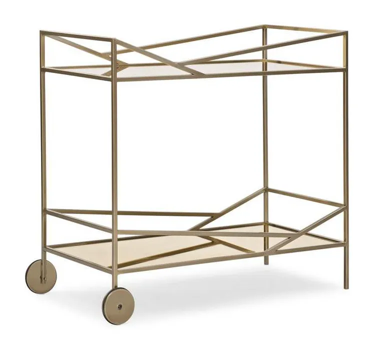 Caracole M101-419-513 Modern Edge Vector Bar Cart Bar Caracole M101-419-513 Modern Edge Vector Bar Cart Bar