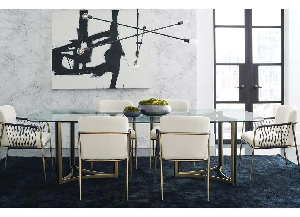 Caracole M112-019-274 Modern Remix Woven Dining Chair Caracole M112-019-274 Modern Remix Woven Dining Chair