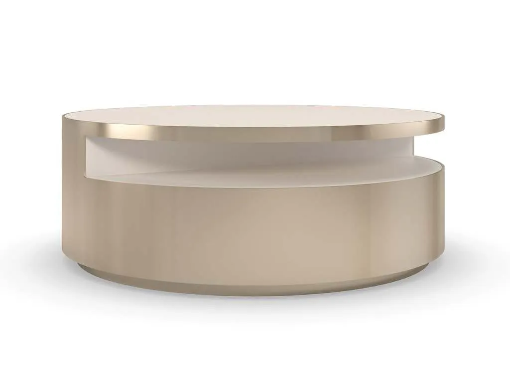 Caracole SIG-021-401 Signature Metropolitan Turn Style Cocktail Table