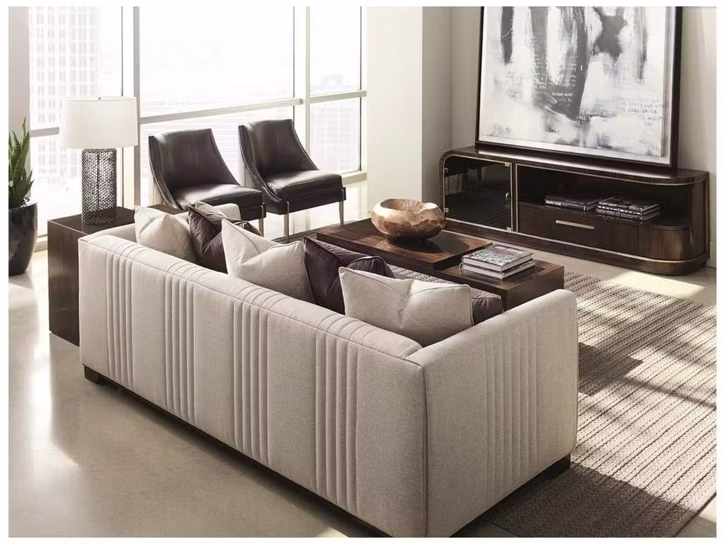 Caracole M020-417-012-A Modern Streamline Moderne Sofa Caracole M020-417-012-A Modern Streamline Moderne Sofa