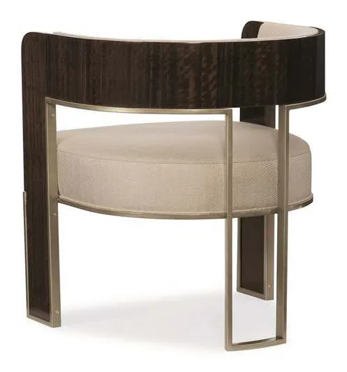 Caracole M020-417-132-A Modern Streamline Streamliner Chair Caracole M020-417-132-A Modern Streamline Streamliner Chair