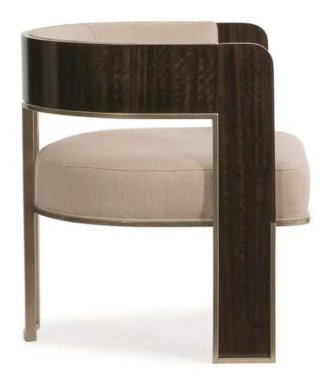 Caracole M020-417-132-A Modern Streamline Streamliner Chair Caracole M020-417-132-A Modern Streamline Streamliner Chair