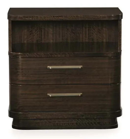 Caracole M023-417-061 Modern Streamline Streamline Nightstand Caracole M023-417-061 Modern Streamline Streamline Nightstand