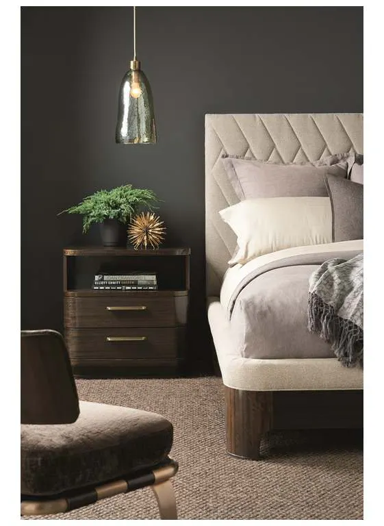 Caracole M023-417-061 Modern Streamline Streamline Nightstand Caracole M023-417-061 Modern Streamline Streamline Nightstand