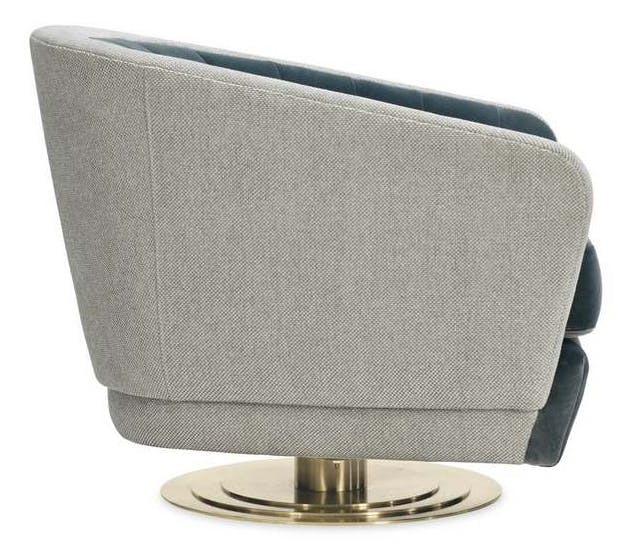 Caracole M100-419-033-A Modern Edge Concentric Swivel Chair Accent Chair Caracole M100-419-033-A Modern Edge Concentric Swivel Chair Accent Chair
