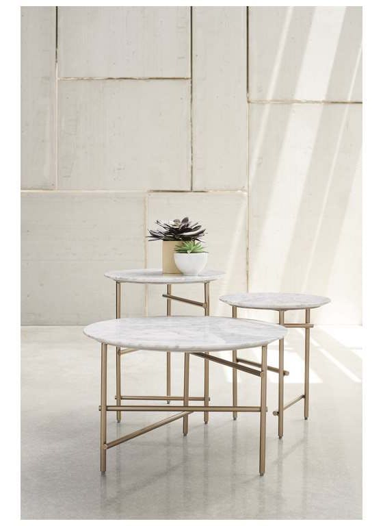 Caracole M101-419-414 Concentric Accent Table Caracole M101-419-414 Concentric Accent Table