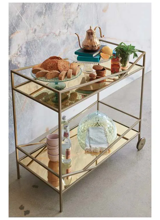 Caracole M101-419-513 Modern Edge Vector Bar Cart Bar Caracole M101-419-513 Modern Edge Vector Bar Cart Bar