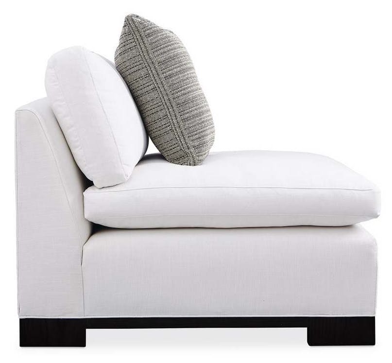 Caracole M110-019-AC1-A Modern Remix Refresh Armless Chair Caracole M110-019-AC1-A Modern Remix Refresh Armless Chair