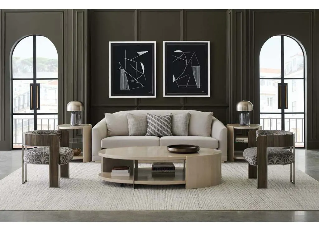 Caracole M131-421-412 Da Vita Round End Table Caracole M131-421-412 Da Vita Round End Table