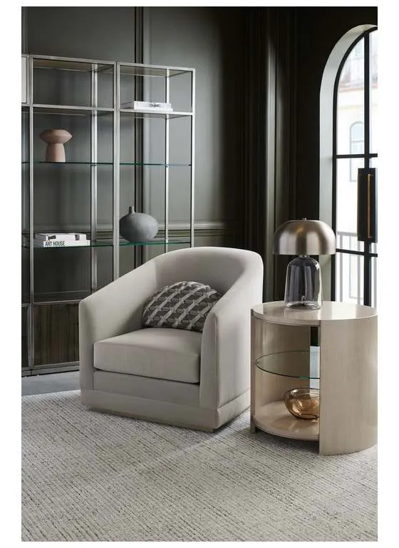 Caracole M131-421-412 Da Vita Round End Table Caracole M131-421-412 Da Vita Round End Table