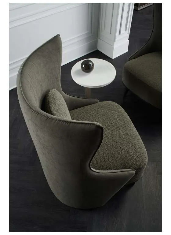 Caracole M130-421-033-A La Moda Forma Accent Chair Caracole M130-421-033-A La Moda Forma Accent Chair