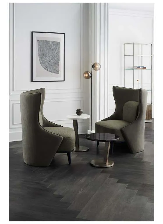 Caracole M130-421-033-A La Moda Forma Accent Chair Caracole M130-421-033-A La Moda Forma Accent Chair