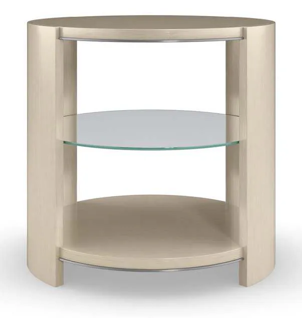 Caracole M131-421-412 Da Vita Round End Table Caracole M131-421-412 Da Vita Round End Table