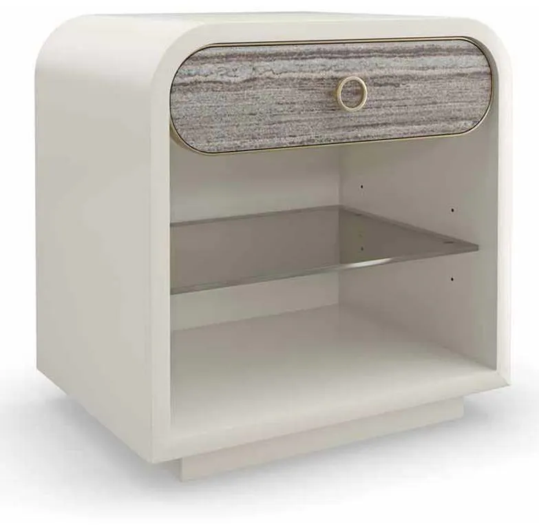 Caracole CLA-022-062 Caracole Classic Quarry Nightstand Caracole CLA-022-062 Caracole Classic Quarry Nightstand
