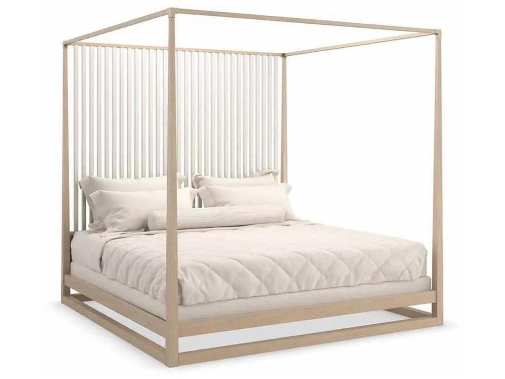 Caracole CLA-022-102 Caracole Classic Pinstripe Light Queen Bed
