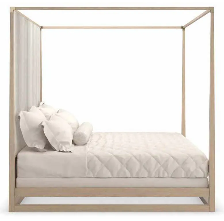 Caracole CLA-022-122 Caracole Classic Pinstripe Light King Bed Caracole CLA-022-122 Caracole Classic Pinstripe Light King Bed