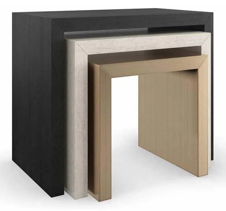 Caracole M141-022-471 Modern Principles Contrast Nesting Tables Caracole M141-022-471 Modern Principles Contrast Nesting Tables