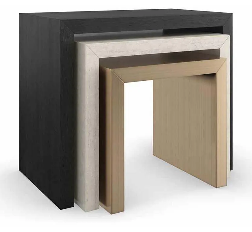 Caracole M141-022-471 Modern Principles Contrast Nesting Tables Caracole M141-022-471 Modern Principles Contrast Nesting Tables