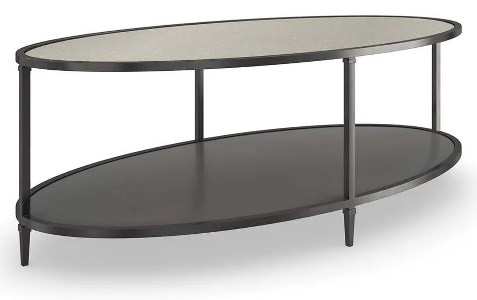 Caracole CLA-423-407 Caracole Classic Smoulder Oval Cocktail Table Caracole CLA-423-407 Caracole Classic Smoulder Oval Cocktail Table