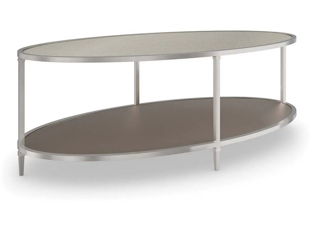 Caracole CLA-423-409 Caracole Classic Shimmer Oval Cocktail Table