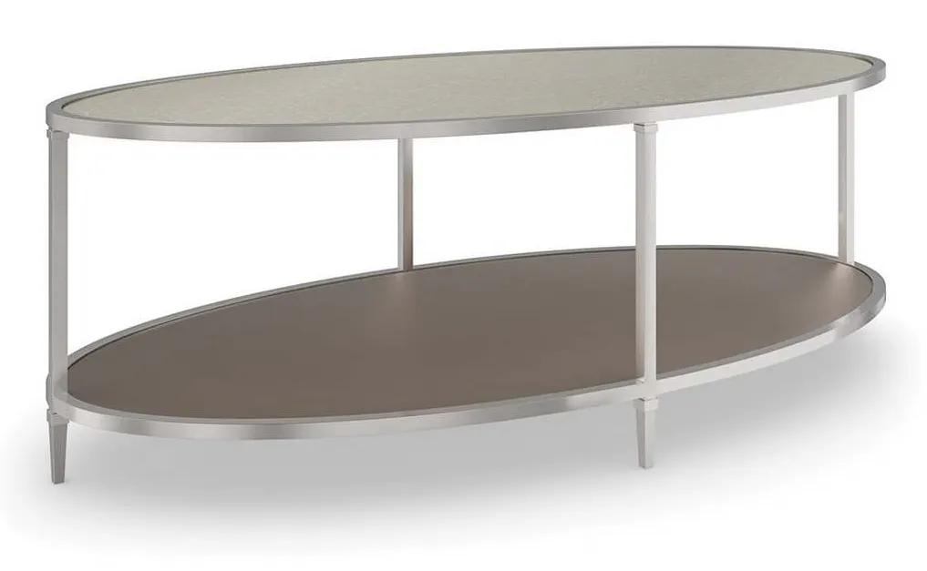 Caracole CLA-423-409 Caracole Classic Shimmer Oval Cocktail Table Caracole CLA-423-409 Caracole Classic Shimmer Oval Cocktail Table