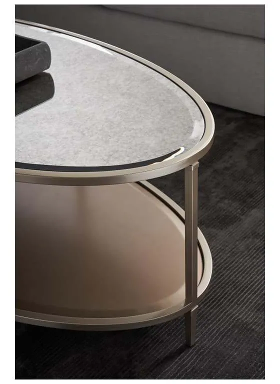 Caracole CLA-423-409 Caracole Classic Shimmer Oval Cocktail Table Caracole CLA-423-409 Caracole Classic Shimmer Oval Cocktail Table