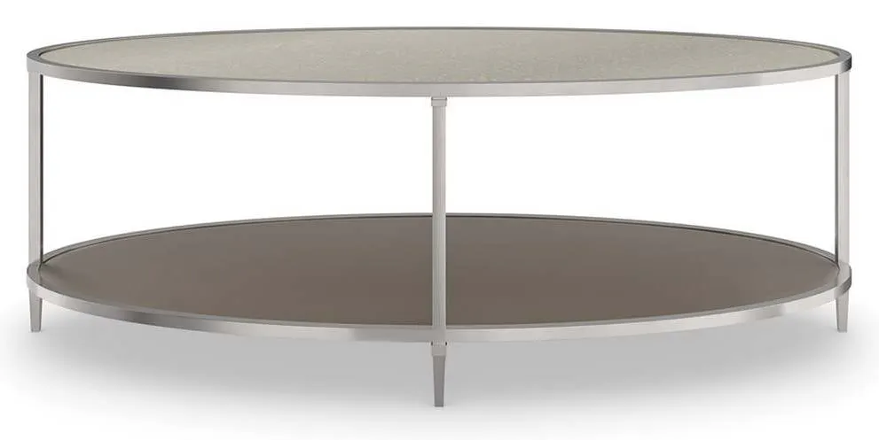 Caracole CLA-423-409 Caracole Classic Shimmer Oval Cocktail Table Caracole CLA-423-409 Caracole Classic Shimmer Oval Cocktail Table