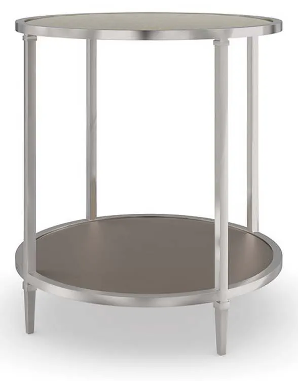 Caracole CLA-423-419 Caracole Classic Shimmer Round End Table Caracole CLA-423-419 Caracole Classic Shimmer Round End Table
