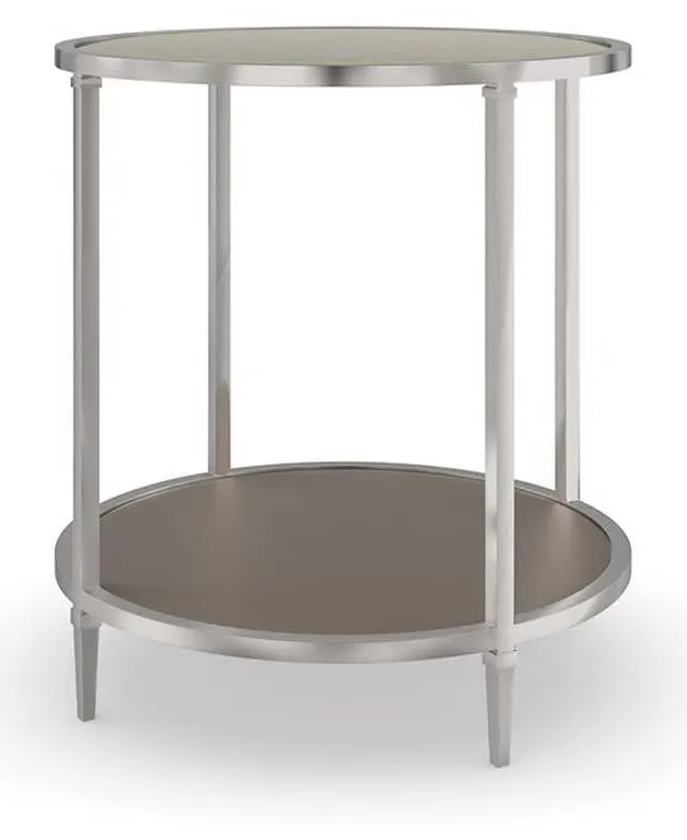 Caracole CLA-423-419 Caracole Classic Shimmer Round End Table Caracole CLA-423-419 Caracole Classic Shimmer Round End Table
