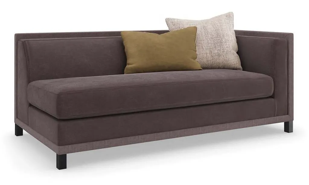 Caracole UPH-423-RS1-A Caracole Upholstery Tuxedo RAF Sofa Caracole UPH-423-RS1-A Caracole Upholstery Tuxedo RAF Sofa