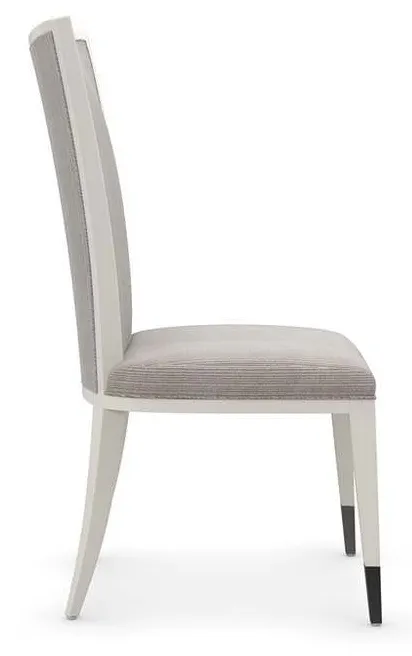 Caracole CLA-422-285 Lady Grey Side Chair Caracole CLA-422-285 Lady Grey Side Chair