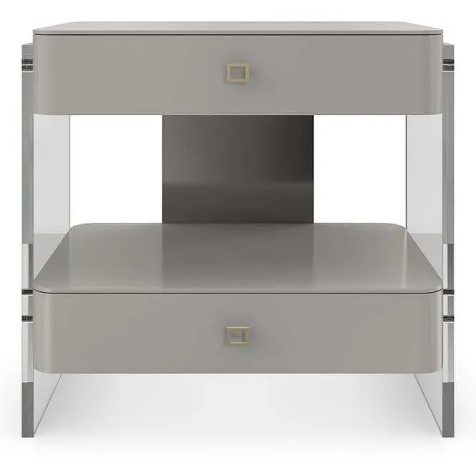 Caracole SIG-021-061 Signature Metropolitan Opening Nightstand Caracole SIG-021-061 Signature Metropolitan Opening Nightstand