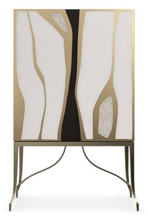 Caracole SIG-021-511 Signature Metropolitan Uptown Bar Cabinet Caracole SIG-021-511 Signature Metropolitan Uptown Bar Cabinet