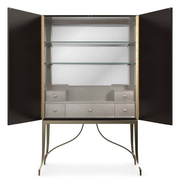 Caracole SIG-021-511 Signature Metropolitan Uptown Bar Cabinet Caracole SIG-021-511 Signature Metropolitan Uptown Bar Cabinet