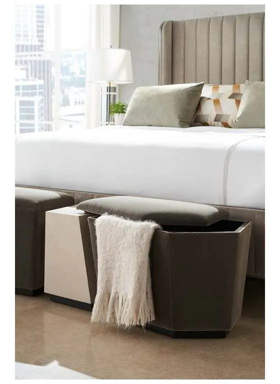 Caracole UPH-422-045-A Caracole Classic Pollux Upholstered Ottoman Caracole UPH-422-045-A Caracole Classic Pollux Upholstered Ottoman