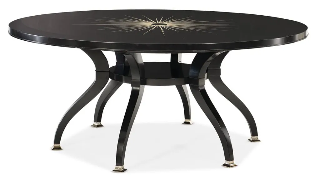 Caracole CLA-419-2012 Caracole Classic Total Eclipse Dining Table Caracole CLA-419-2012 Caracole Classic Total Eclipse Dining Table