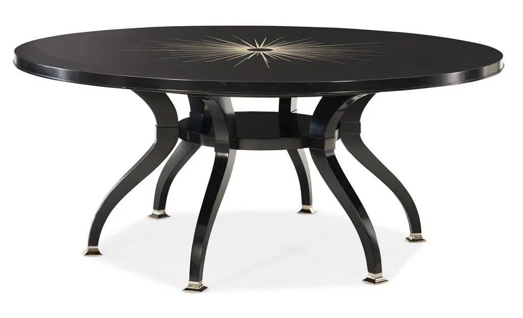 Caracole CLA-419-2012 Caracole Classic Total Eclipse Dining Table Caracole CLA-419-2012 Caracole Classic Total Eclipse Dining Table