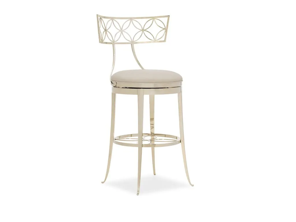 Caracole CLA-419-305 Caracole Classic Royal Klismos At The Bar Barstool