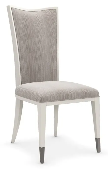 Caracole CLA-422-285 Lady Grey Side Chair Caracole CLA-422-285 Lady Grey Side Chair