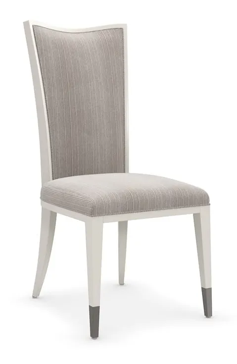 Caracole CLA-422-285 Lady Grey Side Chair Caracole CLA-422-285 Lady Grey Side Chair